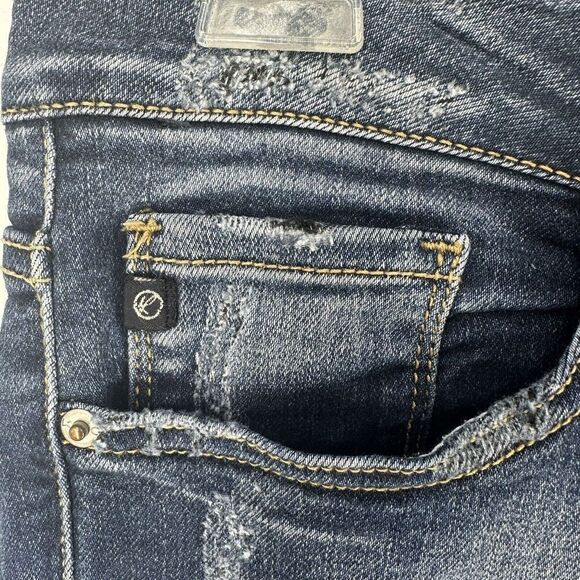 KanCan Jeans Womens Size 31 Waist Blue Stretch Denim Skinny Leg Mid Rise Classic - Picture 13 of 13